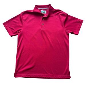 Ben Hogan Polo Shirt Men's M‎ Golf Performance Power Air Polyester Collared Red